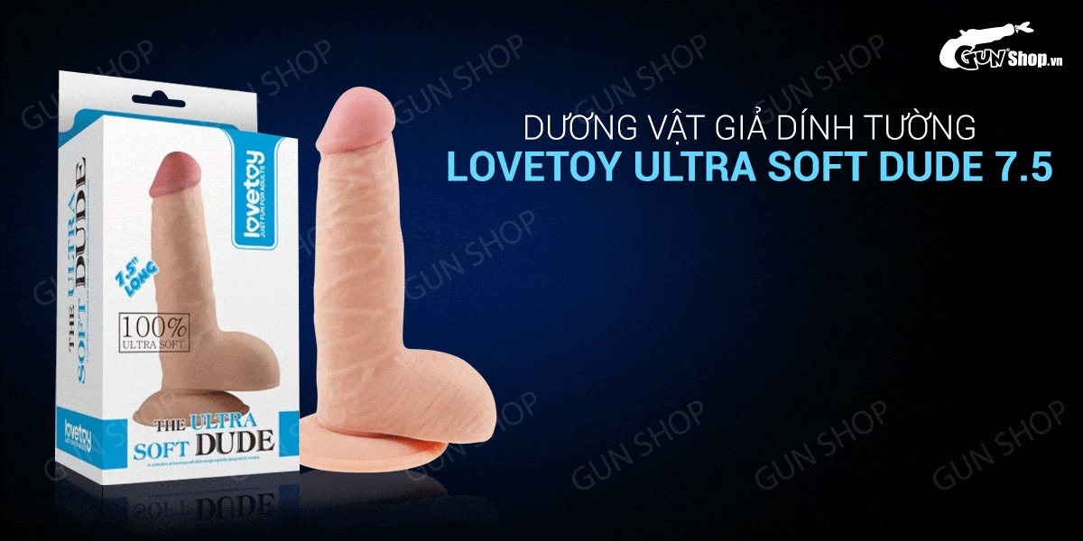  So sánh Dương vật giả dính tường siêu mềm - Lovetoy Ultra Soft Dude 7.5 giá tốt