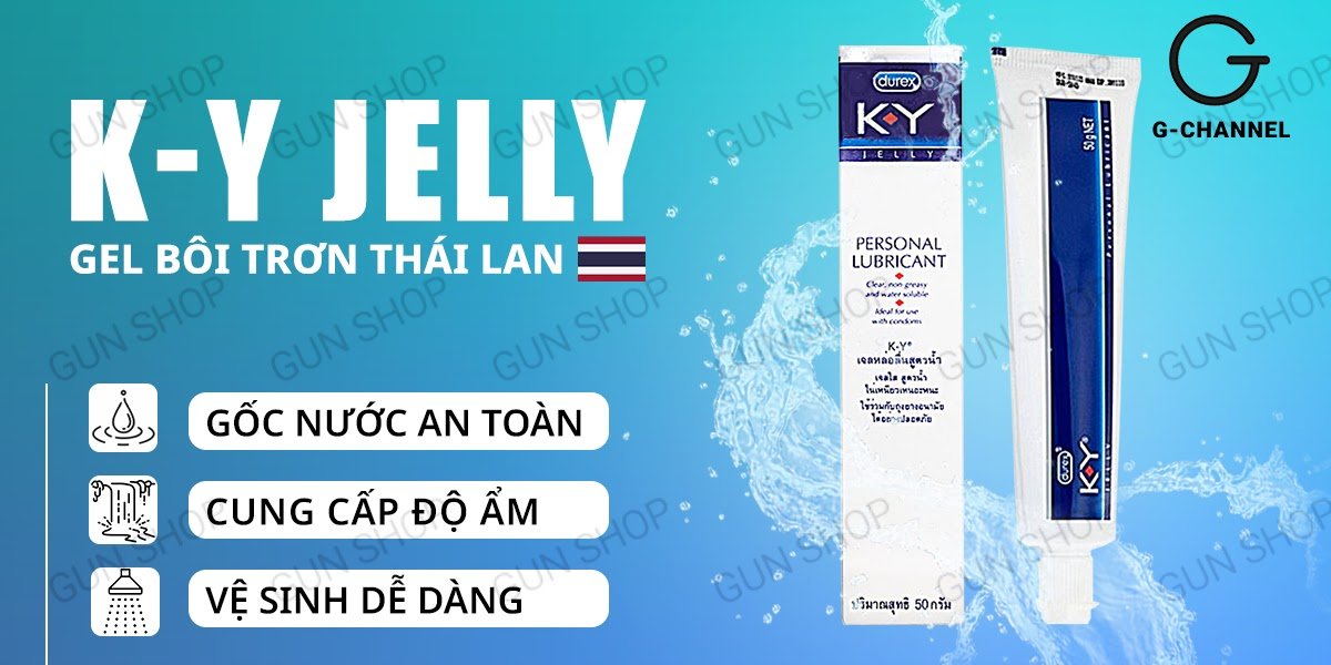  Địa chỉ bán Gel bôi trơn gốc nước - K-Y Jelly - Chai 50ml giá tốt