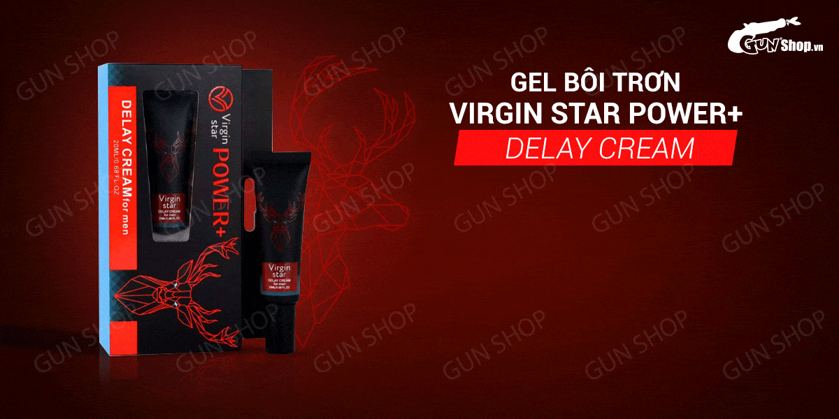 Nhập sỉ Gel bôi Virgin Star Power+ Delay Cream - Chống xuất tinh sớm - Chai 20ml hàng xách tay