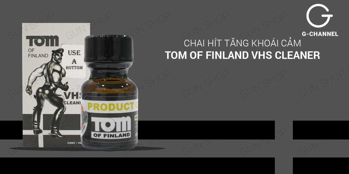  Địa chỉ bán Chai hít tăng khoái cảm Popper Tom Of Finland VHS Cleaner Use A Bottom - Chai 10ml hàng mới về
