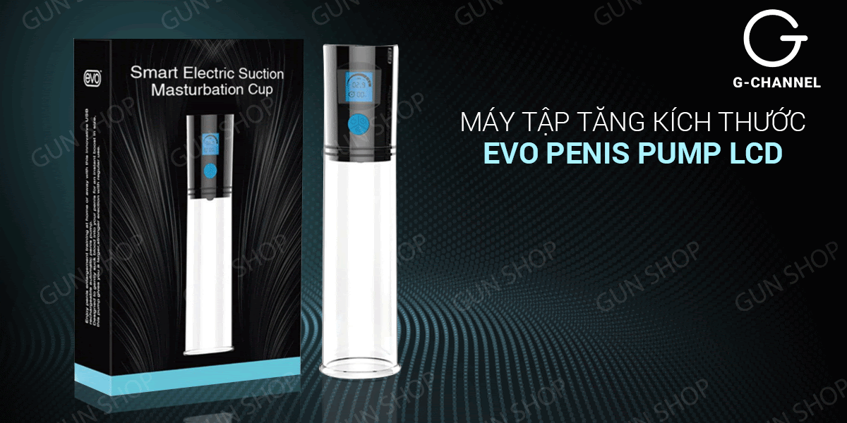  Review Máy tập tăng kích thước dương vật tự động màn hình LCD - Evo Penis Pump hàng mới về