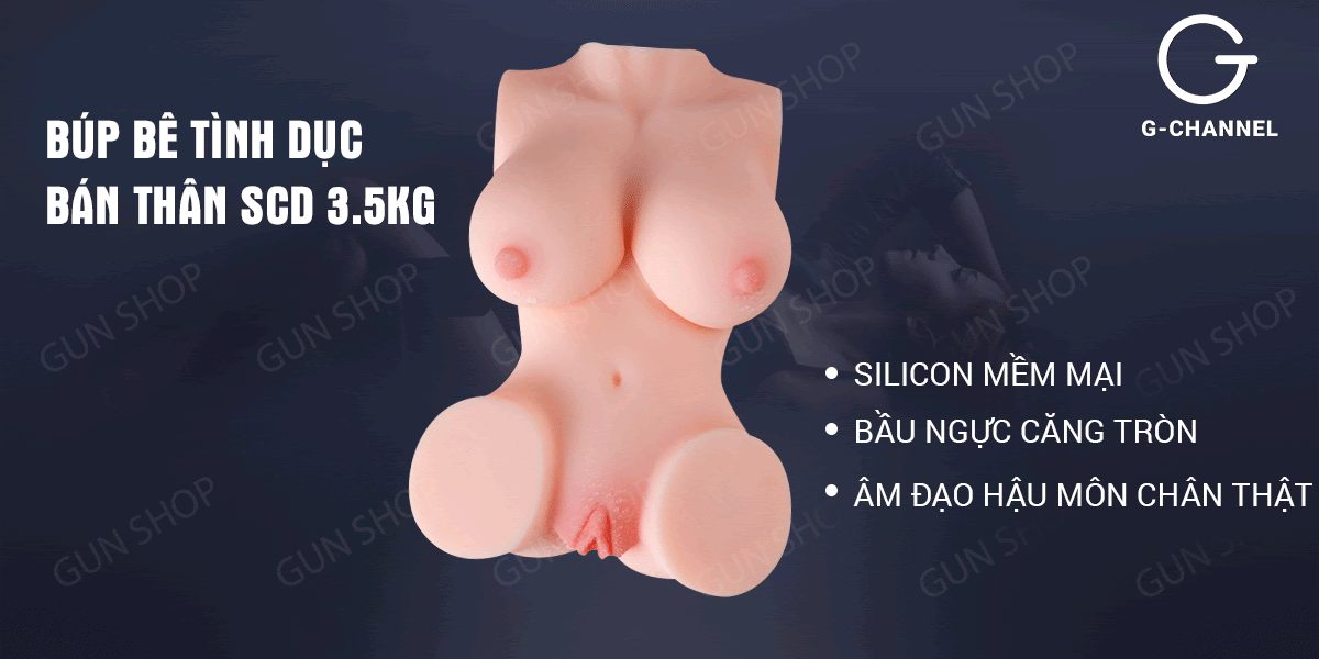  Đánh giá Búp bê tình dục nữ bán thân silicon trần cao cấp mềm mịn - SCD S2 3.5kg tốt nhất