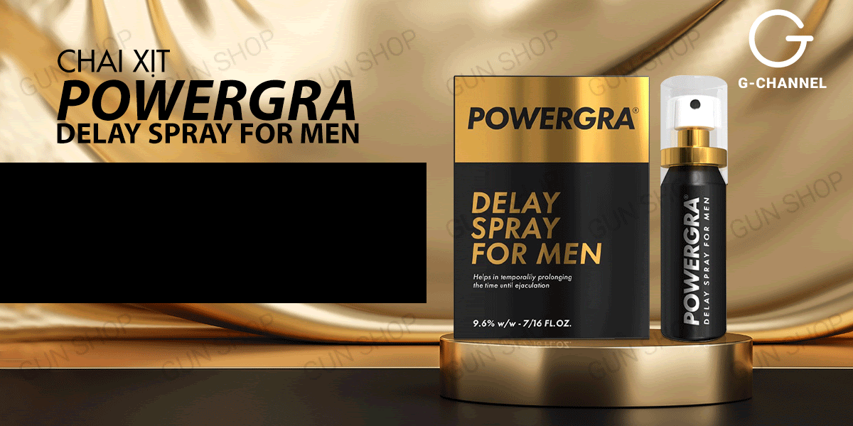 So sánh Chai xịt Mỹ Powergra Delay Spray For Men - Kéo dài thời gian - Chai 13ml chính hãng