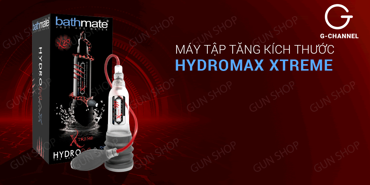  Shop bán Máy tập tăng kích thước dương vật bơm tay dùng áp suất nước - Hydromax Xtreme chính hãng