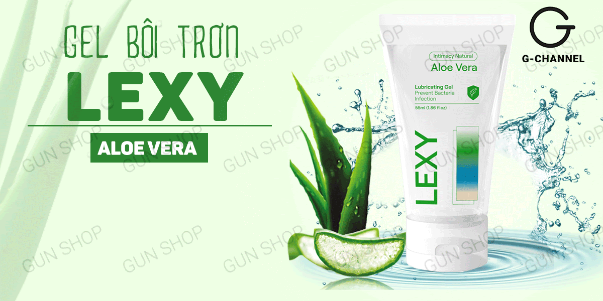  Sỉ Gel bôi trơn tinh chất lô hội - Lexy Aloe - Chai 55ml giá rẻ