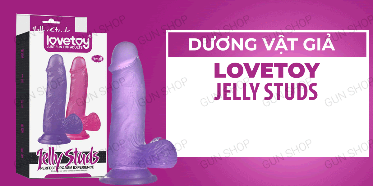  Cửa hàng bán Dương vật giả dính tường - Lovetoy Jelly Studs nhập khẩu