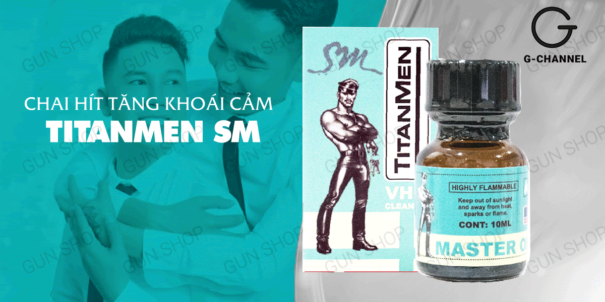 Cửa hàng bán Chai hít tăng khoái cảm Popper Titanmen SM - Chai 10ml tốt nhất