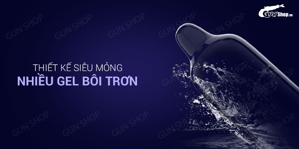 Bao cao su OLO siêu mỏng 0.01 bi nổi tăng cảm giác 3cm hộp 10