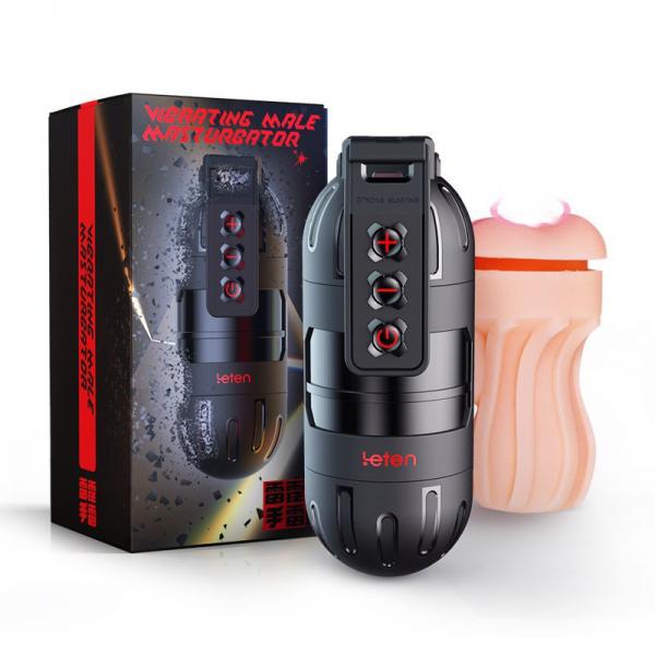 Âm đạo giả đa năng rung bú mút Leten Thunder điều khiển từ xa qua app