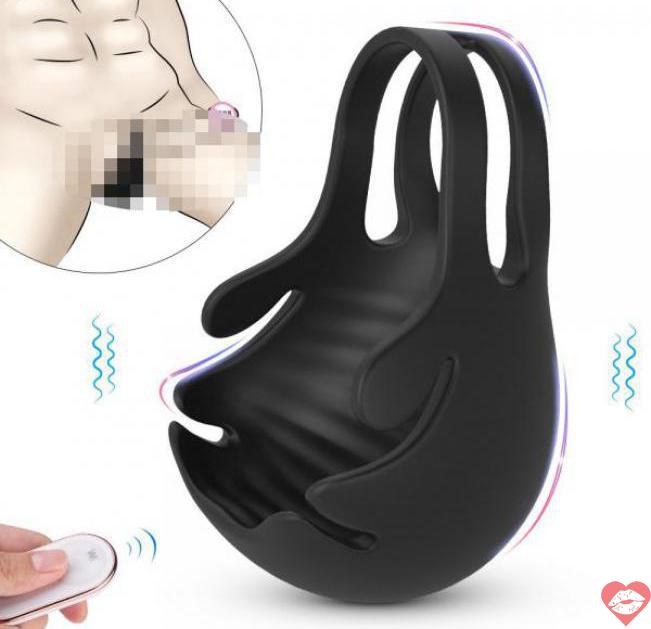Vòng đeo dương vật S-Hande Nest-RCT có rung massage bìu điều khiển từ xa