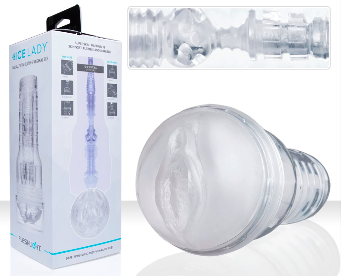 Âm đạo giả trong suốt Fleshlight Ice Lady Crystal hàng chính hãng