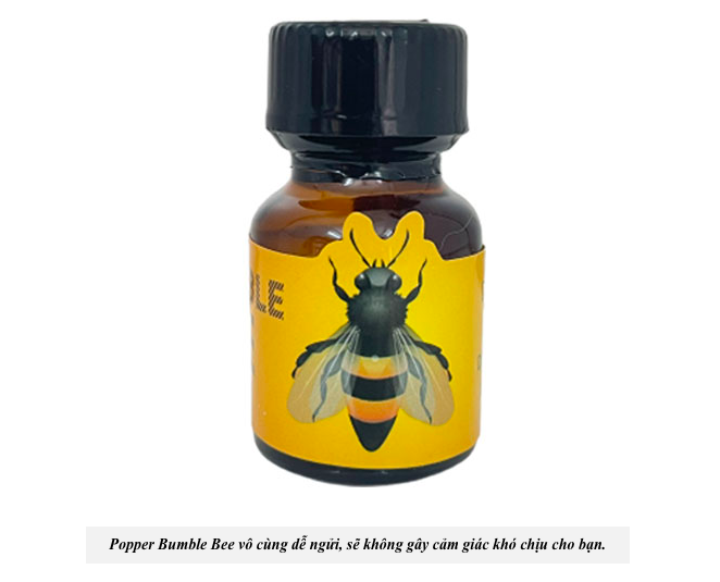  Phân phối Popper Bumble Bee con ong vàng 10ml chai hít tăng khoái cảm Mỹ tốt nhất