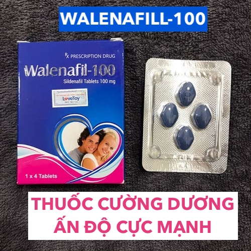  Kho sỉ Walenafil 100 cường dương Walenafil-100 Sildenafil trị xuất tinh sớm tăng sinh lý kéo dài thời gian nhập khẩu