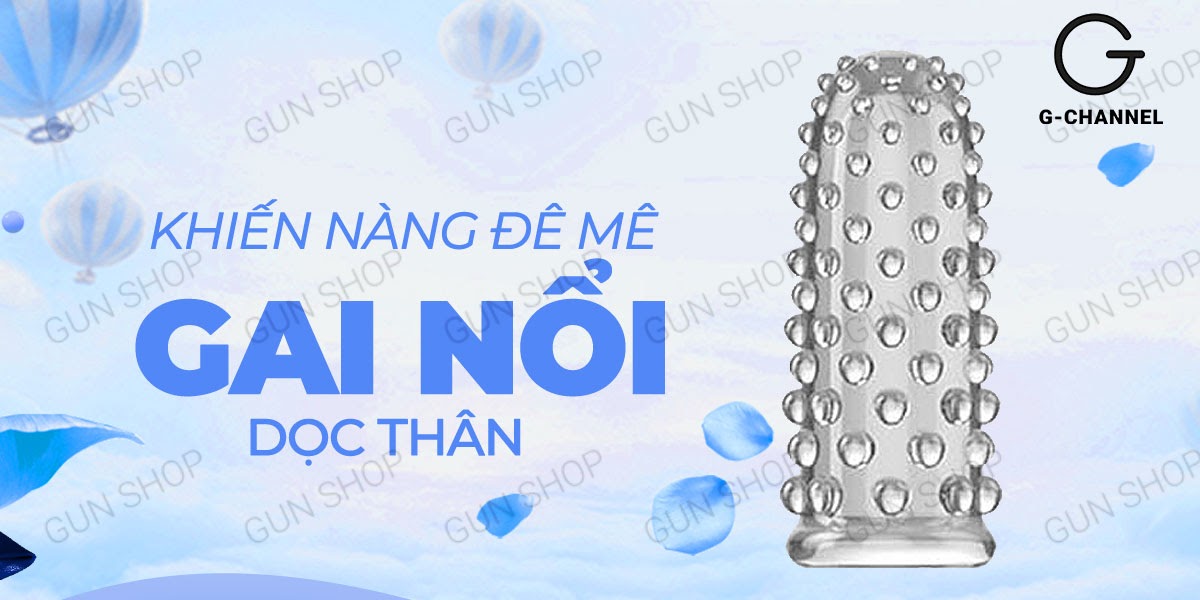 Sỉ Bao cao su 2 ngón tay dài Aichao - Gai nổi lớn - Hộp 2 cái tốt nhất