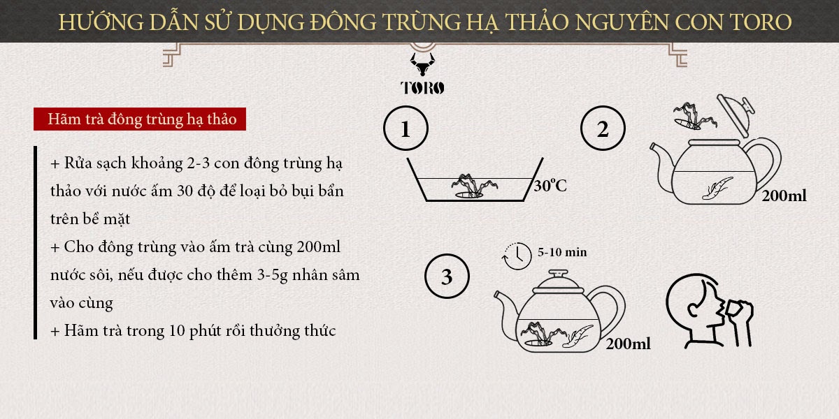  Bảng giá Đông trùng hạ thảo cao cấp nguyên con - Tăng cường sinh lý bồi bổ cơ thể - 5g mới nhất