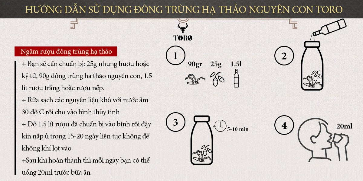  So sánh Đông trùng hạ thảo cao cấp nguyên con - Tăng cường sinh lý bồi bổ cơ thể - 5g giá sỉ