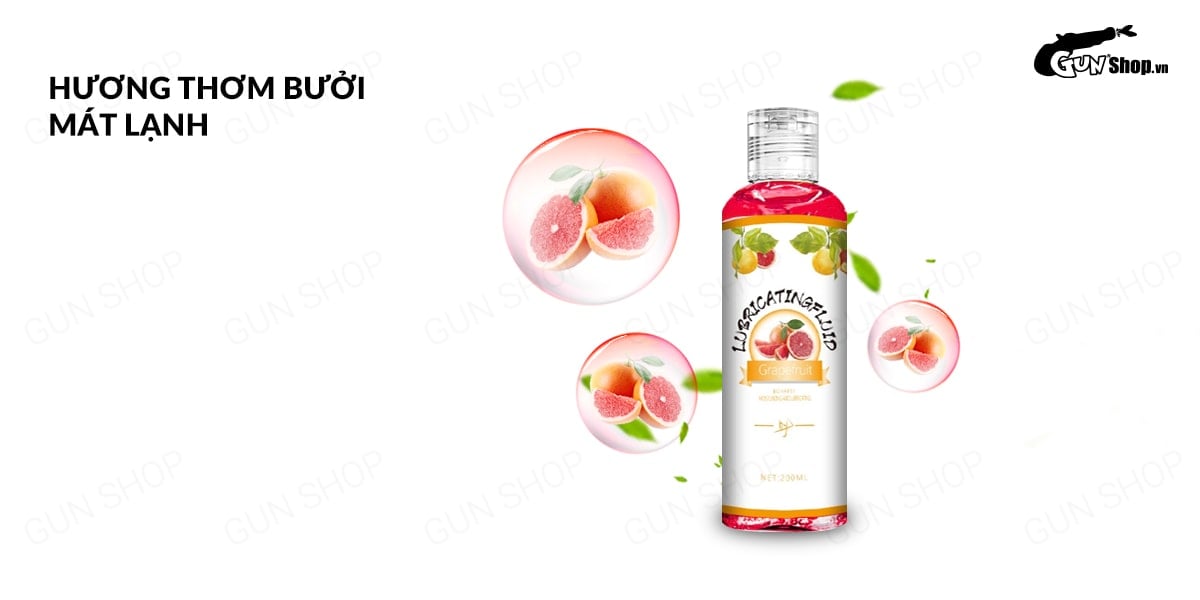  Phân phối Gel bôi trơn hương bưởi - Boyafei Grapefruit - Chai 200ml hàng mới về