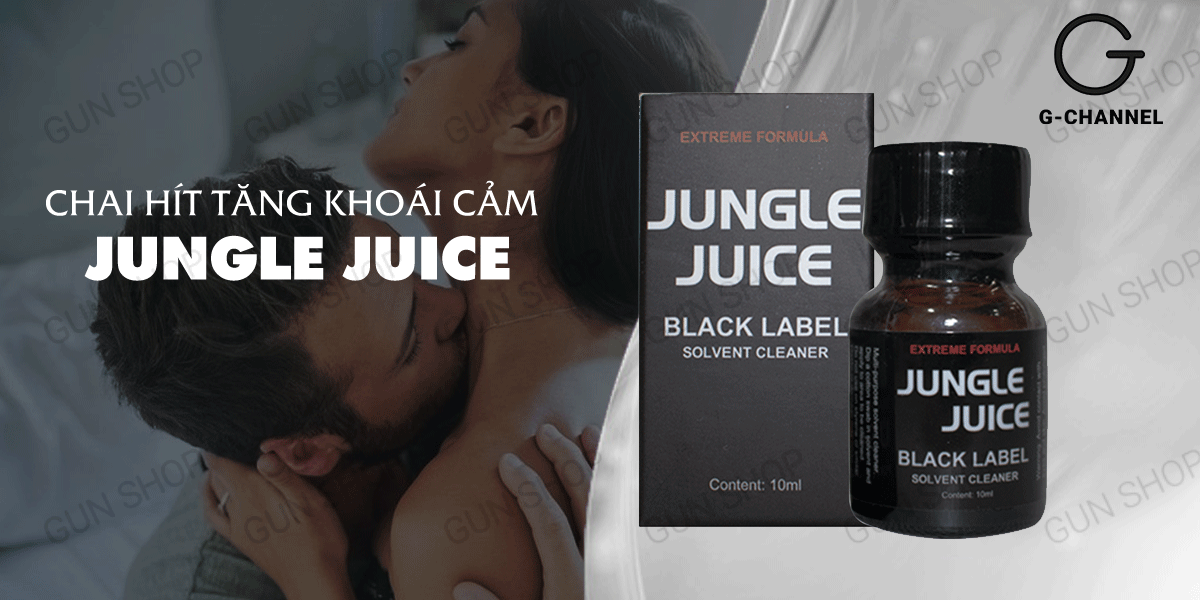  Bán Chai hít tăng khoái cảm Popper Jungle Juice Black Label - Chai 10ml có tốt không?