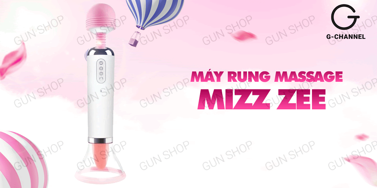  Cửa hàng bán Máy rung massage kích thích âm đạo có lưỡi giả hút liếm - Mizz Zee hàng xách tay