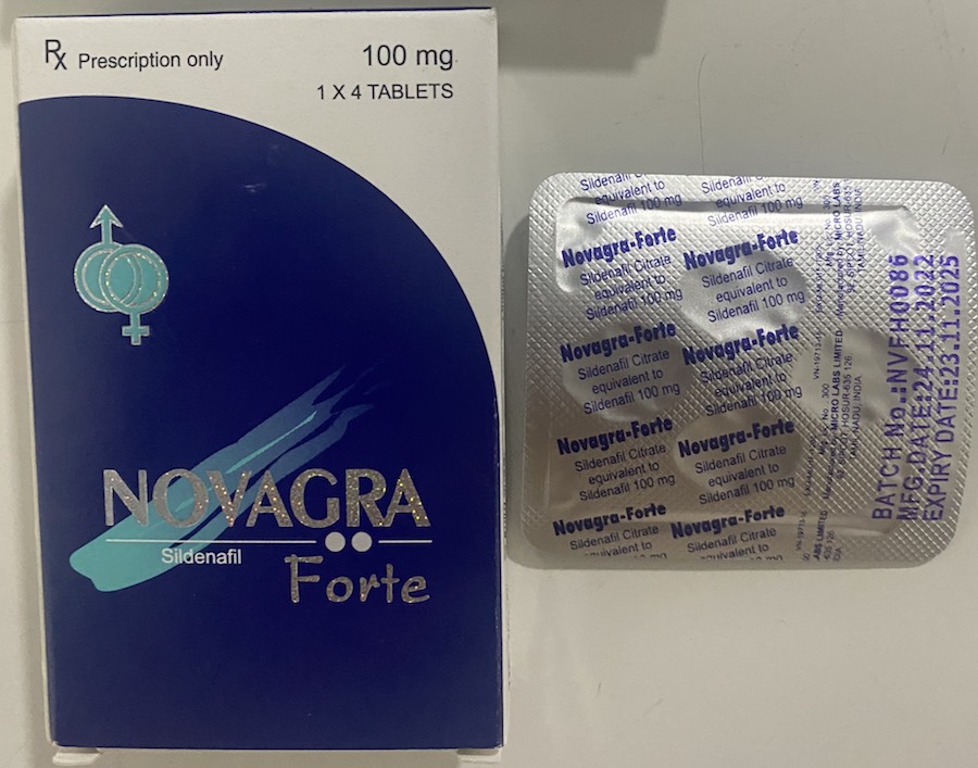 Thuốc Novagra Forte 100mg cương dương Ấn Độ chống xuất tinh sớm tăng sinh lý
