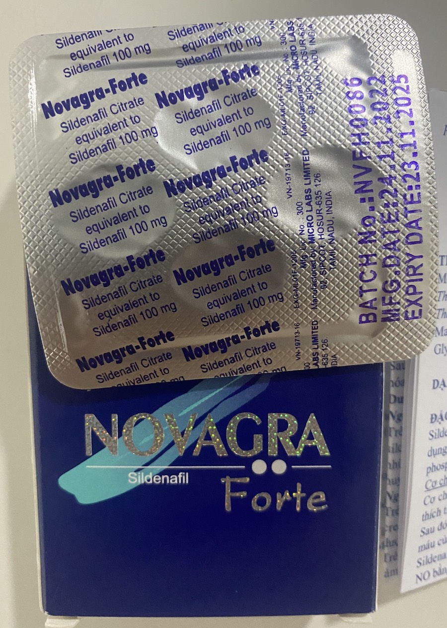  Cửa hàng bán Thuốc Novagra Forte 100mg cương dương Ấn Độ chống xuất tinh sớm tăng sinh lý loại tốt