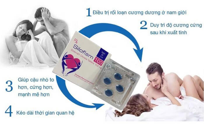  Mua Siloflam 100 trị xuất tinh sớm kéo dài thời gian cường dương Nam giới hàng xách tay