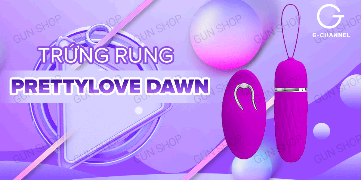  Sỉ Trứng rung điều khiển không dây pin - Pretty Love Dawn chính hãng